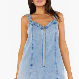 Show Me Your MuMu Denim Romper